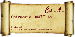 Csizmazia Adélia névjegykártya